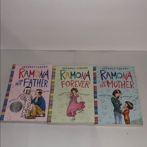 3 Ramona Books By Beverly Clearly